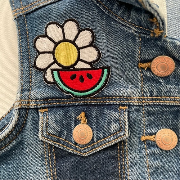 Old Navy Toddler Girl Jean Vest Size 18-24 Months - Picture 4 of 9